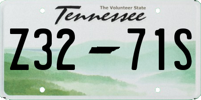 TN license plate Z3271S