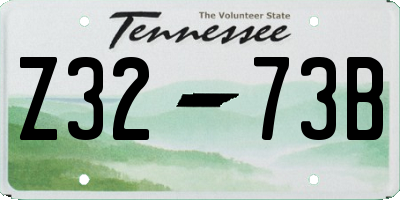 TN license plate Z3273B