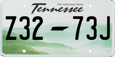 TN license plate Z3273J