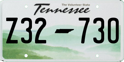 TN license plate Z3273O