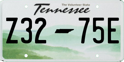 TN license plate Z3275E