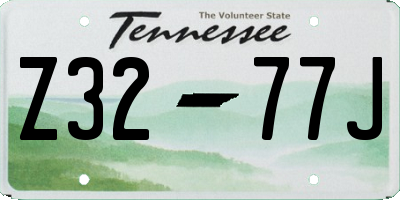 TN license plate Z3277J