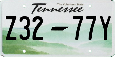 TN license plate Z3277Y