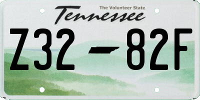 TN license plate Z3282F