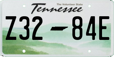 TN license plate Z3284E
