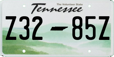 TN license plate Z3285Z