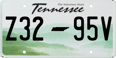 TN license plate Z3295V