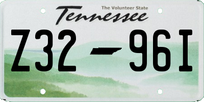 TN license plate Z3296I