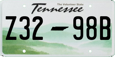 TN license plate Z3298B