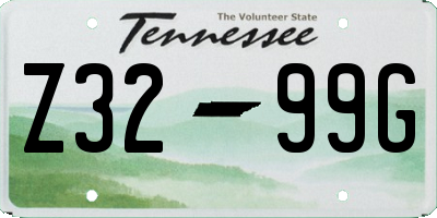 TN license plate Z3299G