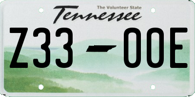 TN license plate Z3300E