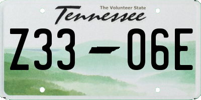 TN license plate Z3306E