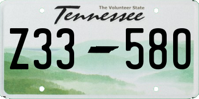 TN license plate Z3358O