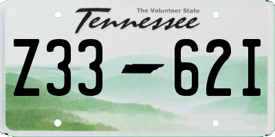 TN license plate Z3362I