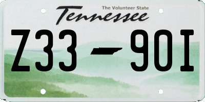 TN license plate Z3390I