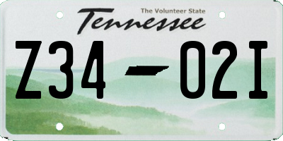 TN license plate Z3402I