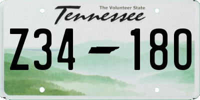 TN license plate Z3418O