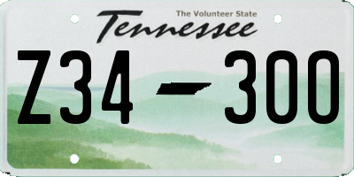 TN license plate Z3430O