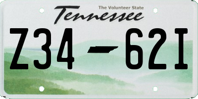 TN license plate Z3462I