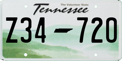 TN license plate Z3472O