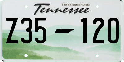 TN license plate Z3512O