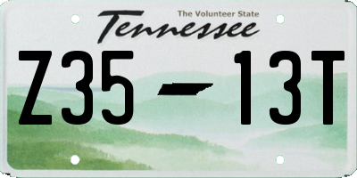 TN license plate Z3513T