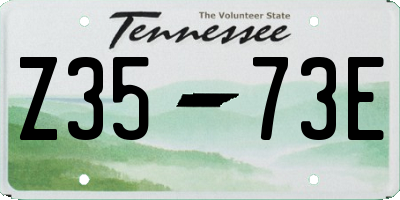 TN license plate Z3573E