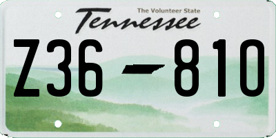 TN license plate Z3681O