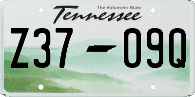 TN license plate Z3709Q