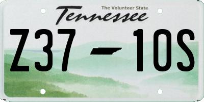 TN license plate Z3710S