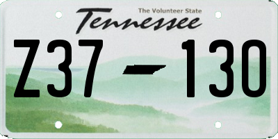 TN license plate Z3713O