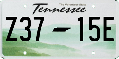 TN license plate Z3715E