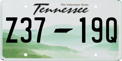 TN license plate Z3719Q