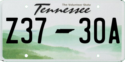 TN license plate Z3730A