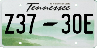 TN license plate Z3730E