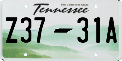 TN license plate Z3731A