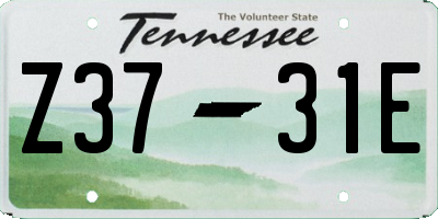 TN license plate Z3731E
