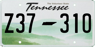 TN license plate Z3731O