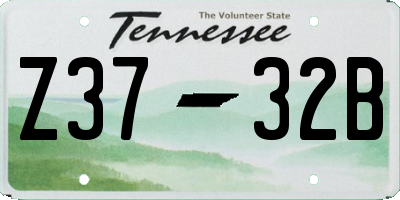 TN license plate Z3732B