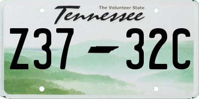 TN license plate Z3732C