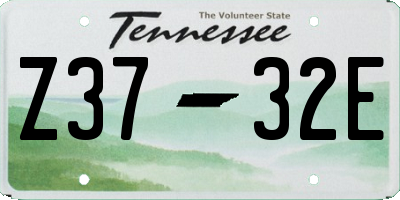 TN license plate Z3732E