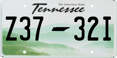 TN license plate Z3732I