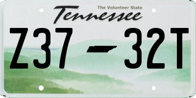 TN license plate Z3732T
