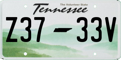 TN license plate Z3733V