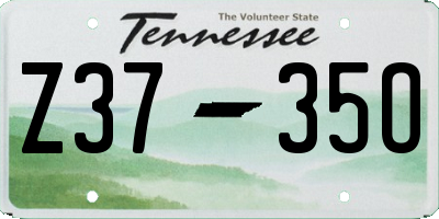 TN license plate Z3735O