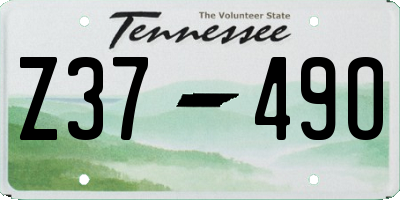 TN license plate Z3749O