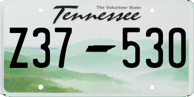 TN license plate Z3753O