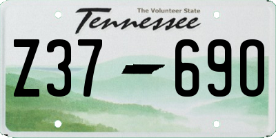 TN license plate Z3769O