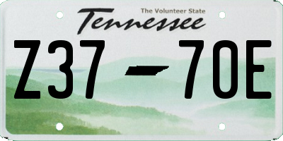 TN license plate Z3770E