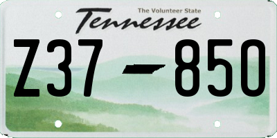 TN license plate Z3785O